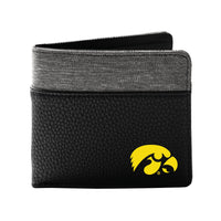 Wholesale Iowa Hawkeyes Pebble BiFold Wallet BLCK