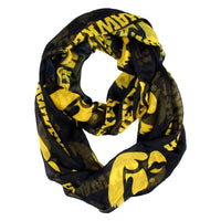 Wholesale Iowa Hawkeyes Sheer Infinity Scarf