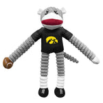 Wholesale Iowa Hawkeyes Team Sock Monkey Pet Toy Football