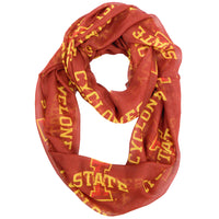 Wholesale Iowa State Cyclones Sheer Infinity Scarf