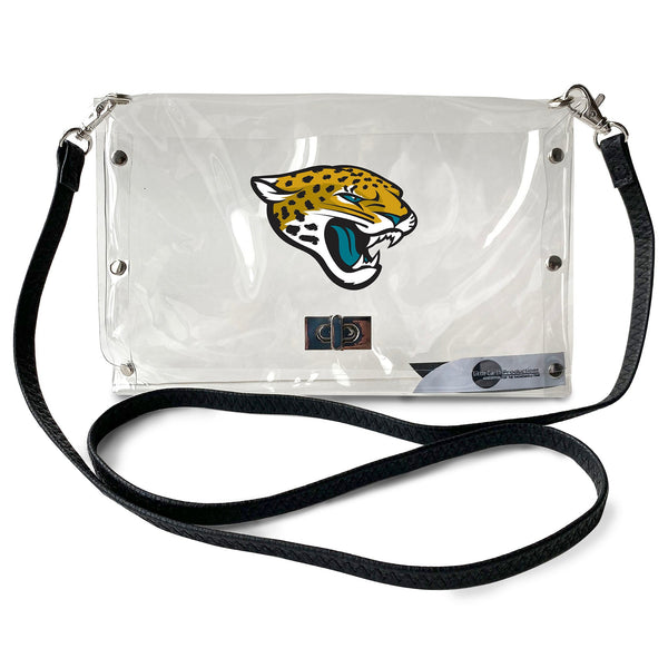 Wholesale Jacksonville Jaguars Clear Envelope Purse STRAP