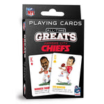 Wholesale Kansas City Chiefs All-Time Greats Playing Cards - 54 Card Deck