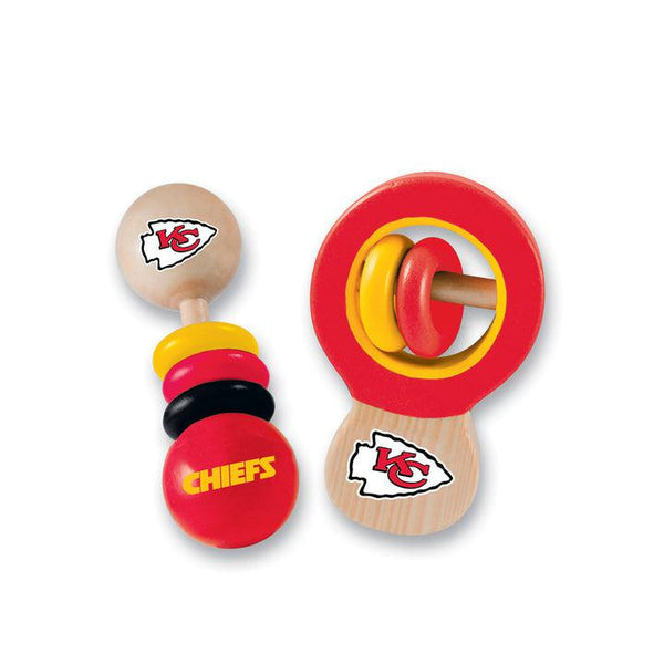 Wholesale Kansas City Chiefs - Baby Rattles 2-Pack