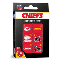 Wholesale Kansas City Chiefs Dice Set - 19mm