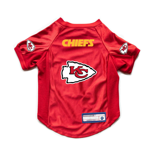 Wholesale Kansas City Chiefs Pet Stretch Jersey - Assorted Sizes