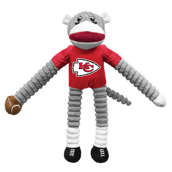 Wholesale Kansas City Chiefs Team Sock Monkey Pet Toy