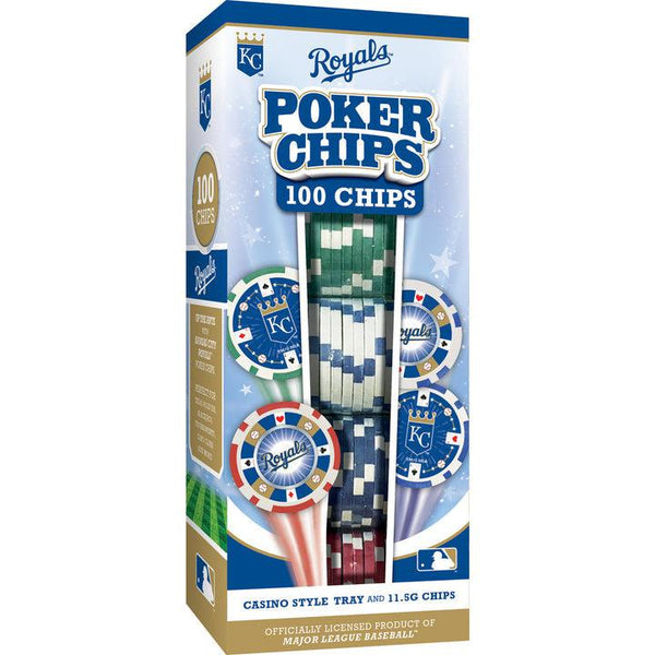 Wholesale Kansas City Royals 100 Piece Poker Chips