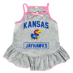 Wholesale Kansas Jayhawks Pet Dress Grey Type - Assorted Sizes