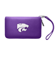 Wholesale Kansas State Wildcats Zip Organizer Wallet Pebble Purple