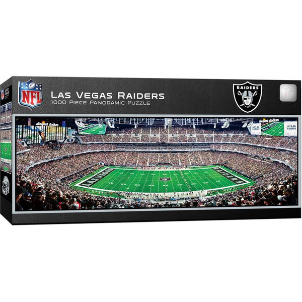 Wholesale Las Vegas Raiders - 1000 Piece Panoramic Jigsaw Puzzle - Center View