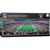 Wholesale Las Vegas Raiders - 1000 Piece Panoramic Jigsaw Puzzle - End View