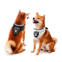 Wholesale Las Vegas Raiders Home and Away Pet Bandana Set