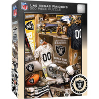 Wholesale Las Vegas Raiders - Locker Room 500 Piece Jigsaw Puzzle