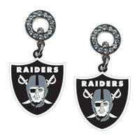 Wholesale Las Vegas Raiders NFL / EAR006 - Rhinestone Earrings