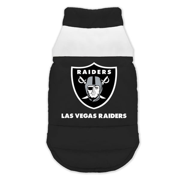 Wholesale Las Vegas Raiders Pet Parka Puff Vest