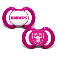 Wholesale Las Vegas Raiders - Pink Pacifier 2-Pack