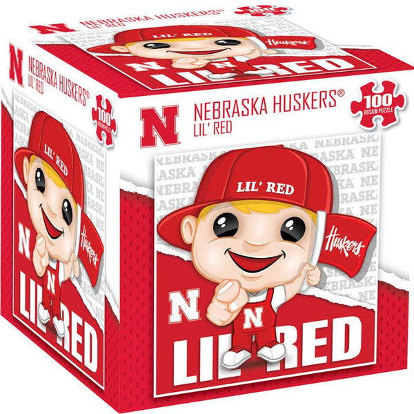 Wholesale Lil Red - Nebraska Cornhuskers Mascot 100 Piece Jigsaw Puzzle