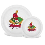 Wholesale Los Angeles Angels - Baby Plate & Bowl Set