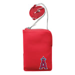 Wholesale Los Angeles Angels of Anaheim Pebble Smart Purse Light Red