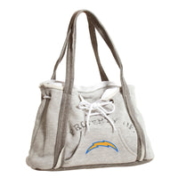 Wholesale Los Angeles Chargers Hoodie Purse Grey