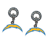 Wholesale Los Angeles Chargers NFL / EAR006 - Rhinestone Earrings