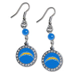 Wholesale Los Angeles Chargers NFL / EAR007 - Rhinestone Dangle Earrings