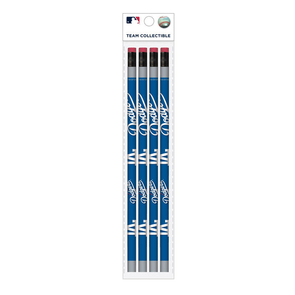 Wholesale Los Angeles Dodgers MLB / PCL001 - Cool Color Pencils 4PK