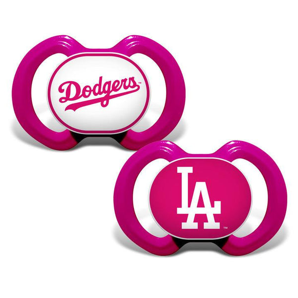 Wholesale Los Angeles Dodgers - Pink Pacifier 2-Pack