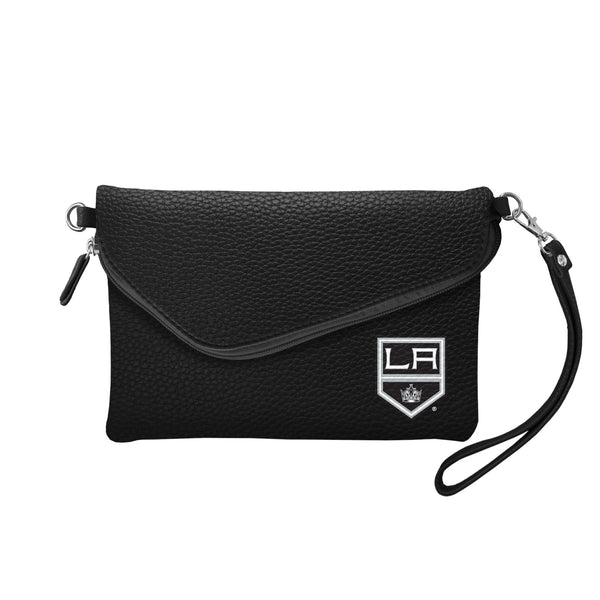 Wholesale Los Angeles Kings Fold Over Crossbody Pebble