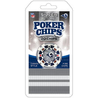 Wholesale Los Angeles Rams 20 Piece Poker Chips