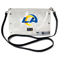 Wholesale Los Angeles Rams Clear Envelope Purse STRAP