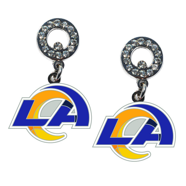 Wholesale Los Angeles Rams NFL / EAR006 - Rhinestone Earrings