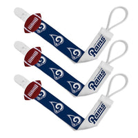 Wholesale Los Angeles Rams - Pacifier Clip 3-Pack