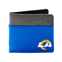 Wholesale Los Angeles Rams Pebble BiFold Wallet ROYL