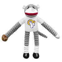 Wholesale Los Angeles Rams Team Sock Monkey Pet Toy