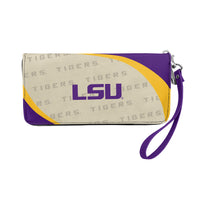 Wholesale LSU Tigers Curve Zip Organizer Wallet