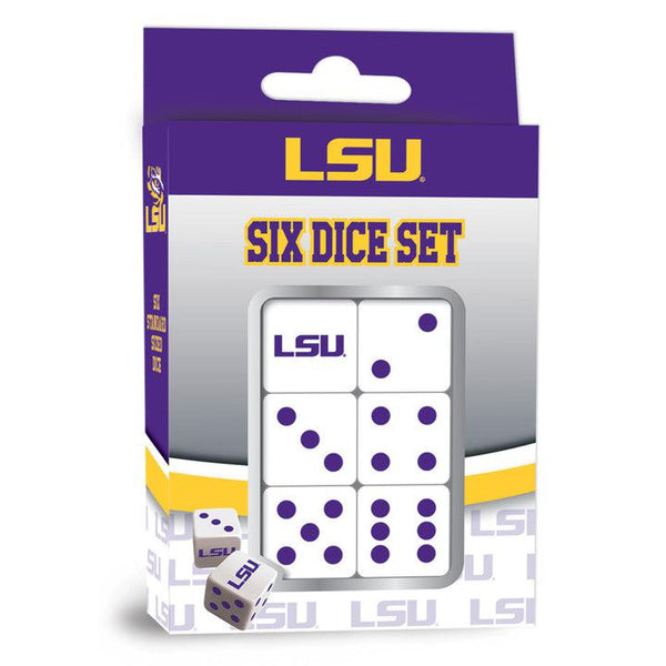 Wholesale LSU Tigers Dice Set - 16mm