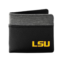 Wholesale LSU Tigers Pebble BiFold Wallet BLCK