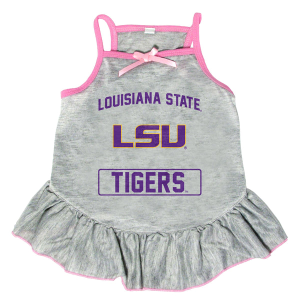 Wholesale LSU Tigers Pet Dress Grey Type - Assorted Sizes