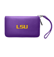 Wholesale LSU Tigers Zip Organizer Wallet Pebble Purple