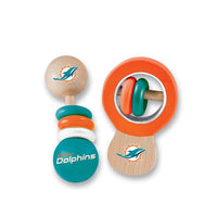 Wholesale Miami Dolphins - Baby Rattles 2-Pack