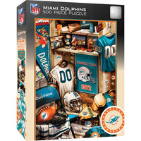 Wholesale Miami Dolphins - Locker Room 500 Piece Jigsaw Puzzle