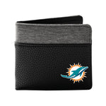 Wholesale Miami Dolphins Pebble BiFold Wallet BLCK