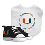 Wholesale Miami Hurricanes - 2-Piece Baby Gift Set