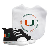 Wholesale Miami Hurricanes - 2-Piece Baby Gift Set