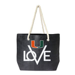 Wholesale Miami Hurricanes Love Tote