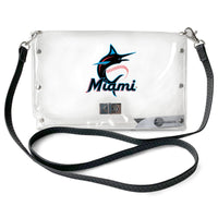 Wholesale Miami Marlins Clear Envelope Purse STRAP