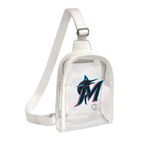 Wholesale Miami Marlins Clear Mini Sling