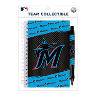 Wholesale Miami Marlins MLB / NBP008-KT - 5x7Notebook Pen Sets /