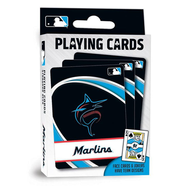 Wholesale Miami Marlins Playing Cards - 54 Card Deck